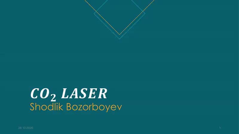 CO2 laser 1