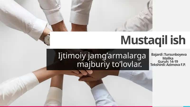 Yagona ijtimoiy to’lov va fuqarolarning byudjetdan tashqari Pensiyajamg’armasigasug’urtabadallari 1