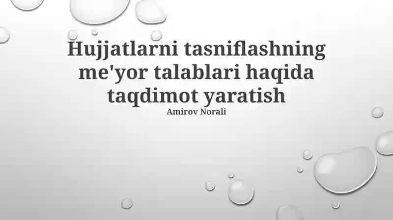 Standartlashtirilgan tasniflash tizimi