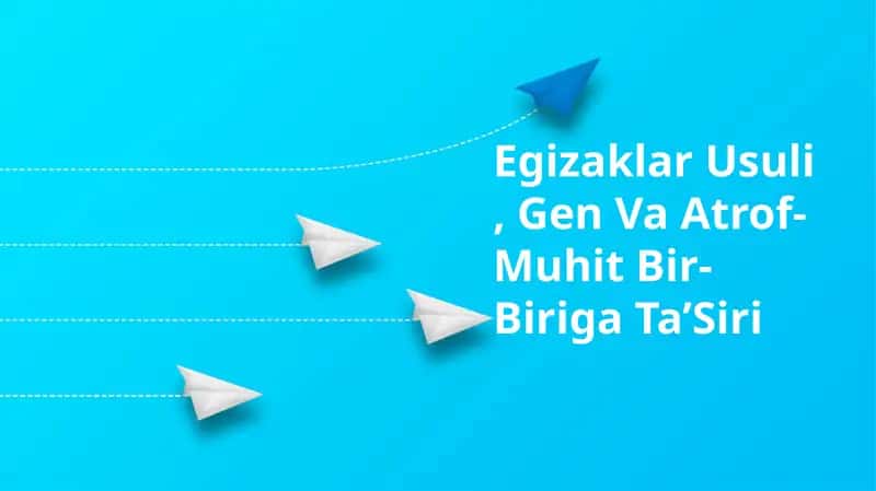 Egizaklar Usuli, Gen Va Atrof-Muhit Bir-Biriga Ta’Siri 1