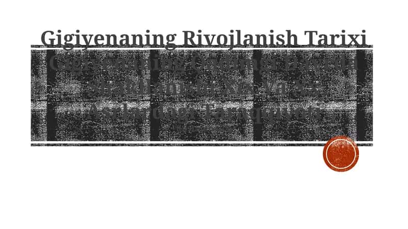Gigiyenaning Rivojlanish Tarixi 1