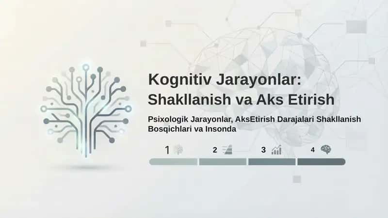 Kognitiv Jarayonlar: Shakllanish va Aks Etirish 1