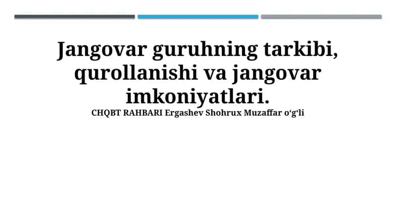"Harbiy texnika" 1