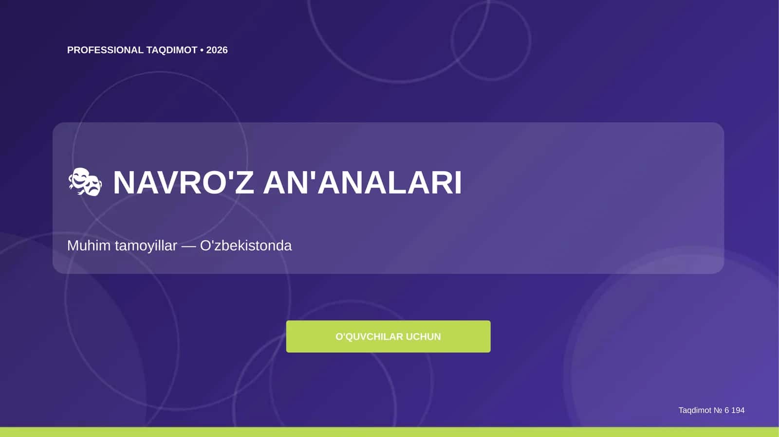 NAVRO'Z AN'ANALARI 1