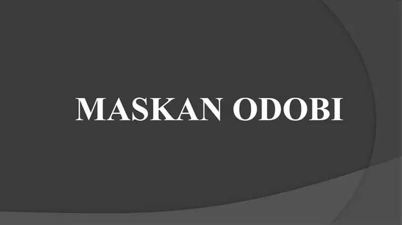 MASKAN ODOBI 1