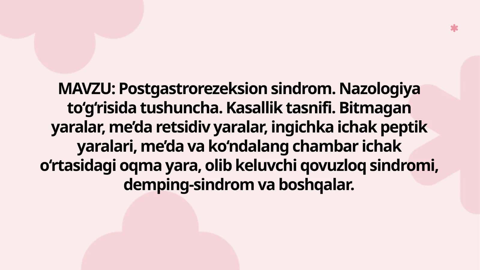Postgastrorezeksion sindrom 1