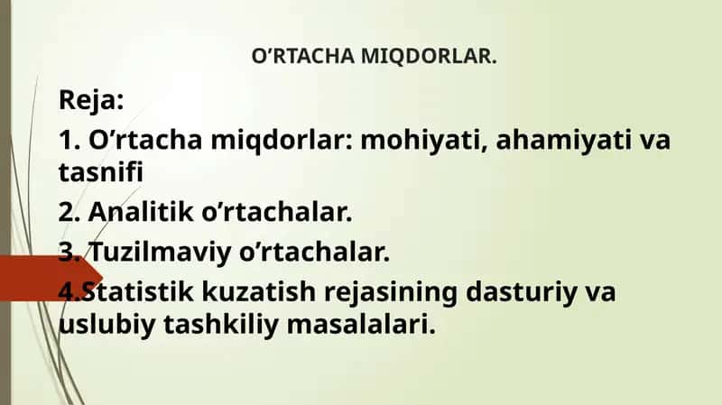 O’rtachamiqdorlar 1