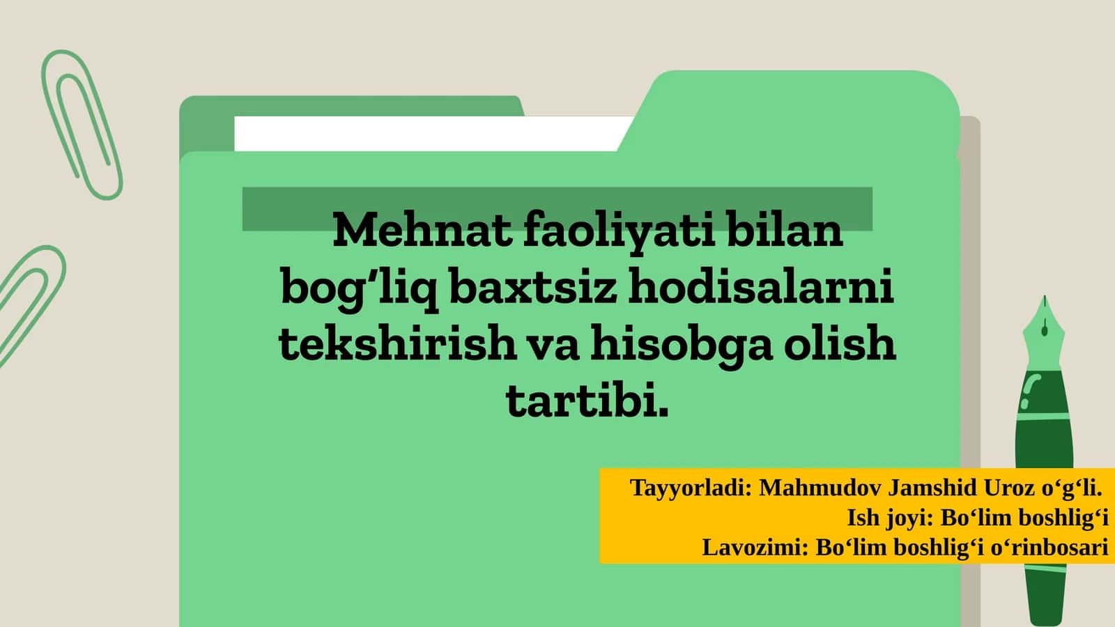 Baxtsiz hodisalar 1