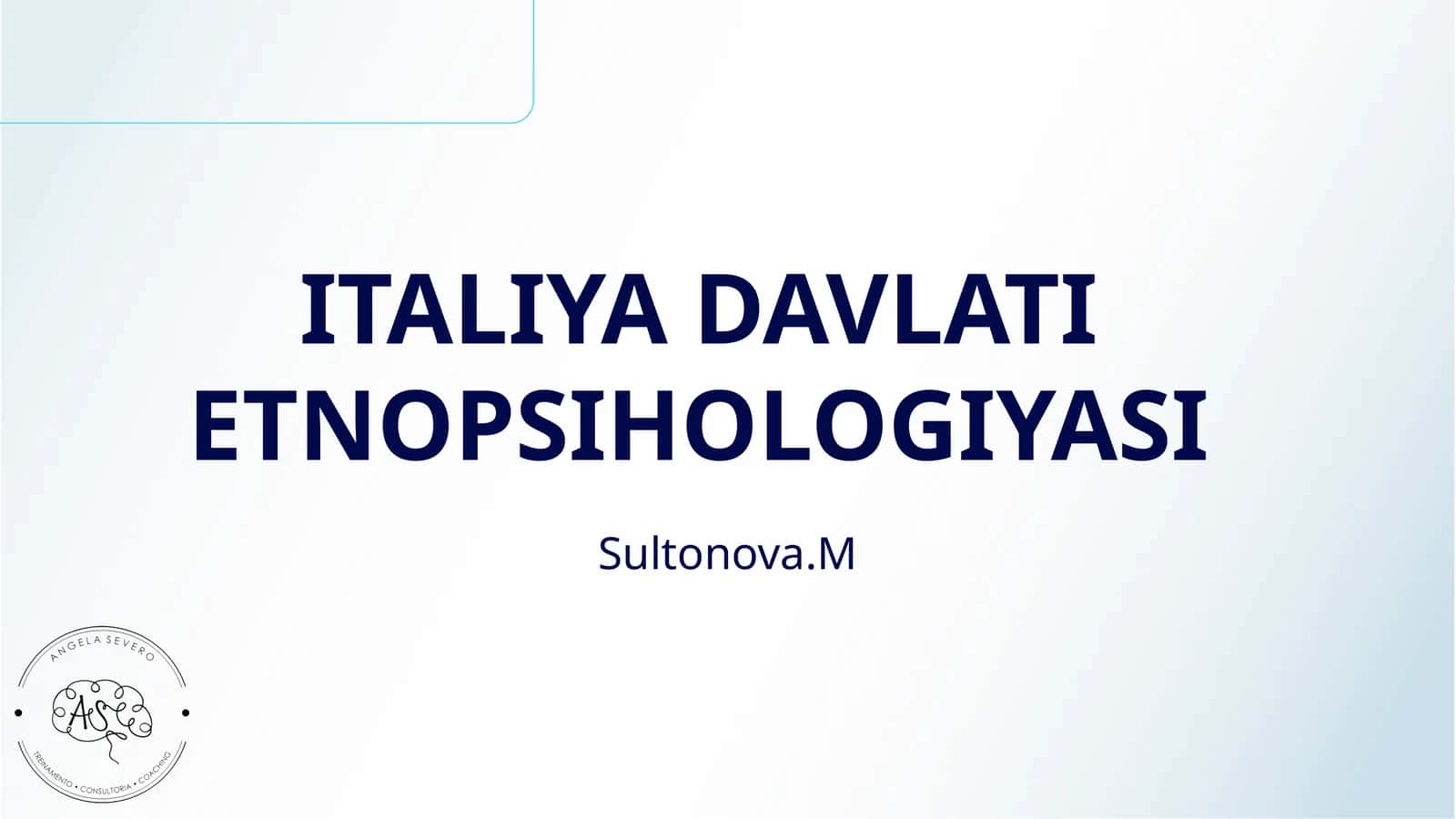 ITALIYA DAVLATI ETNOPSIHOLOGIYASI 1