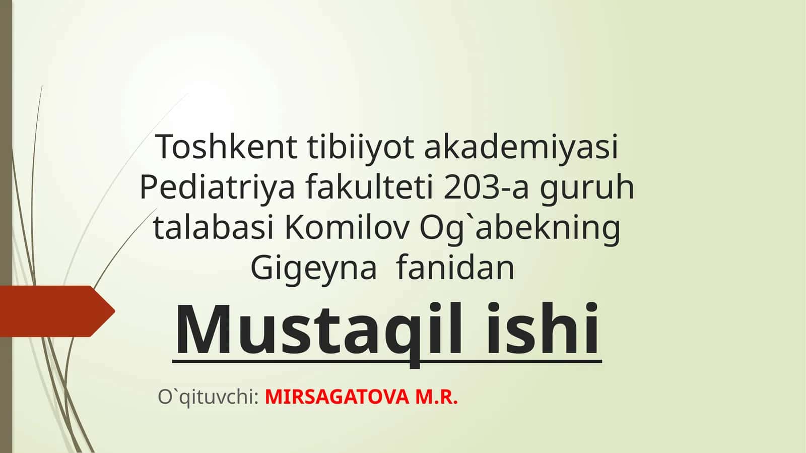 HARBIY XIZMATCHILARNING MEHNAT SHAROITLARI 1