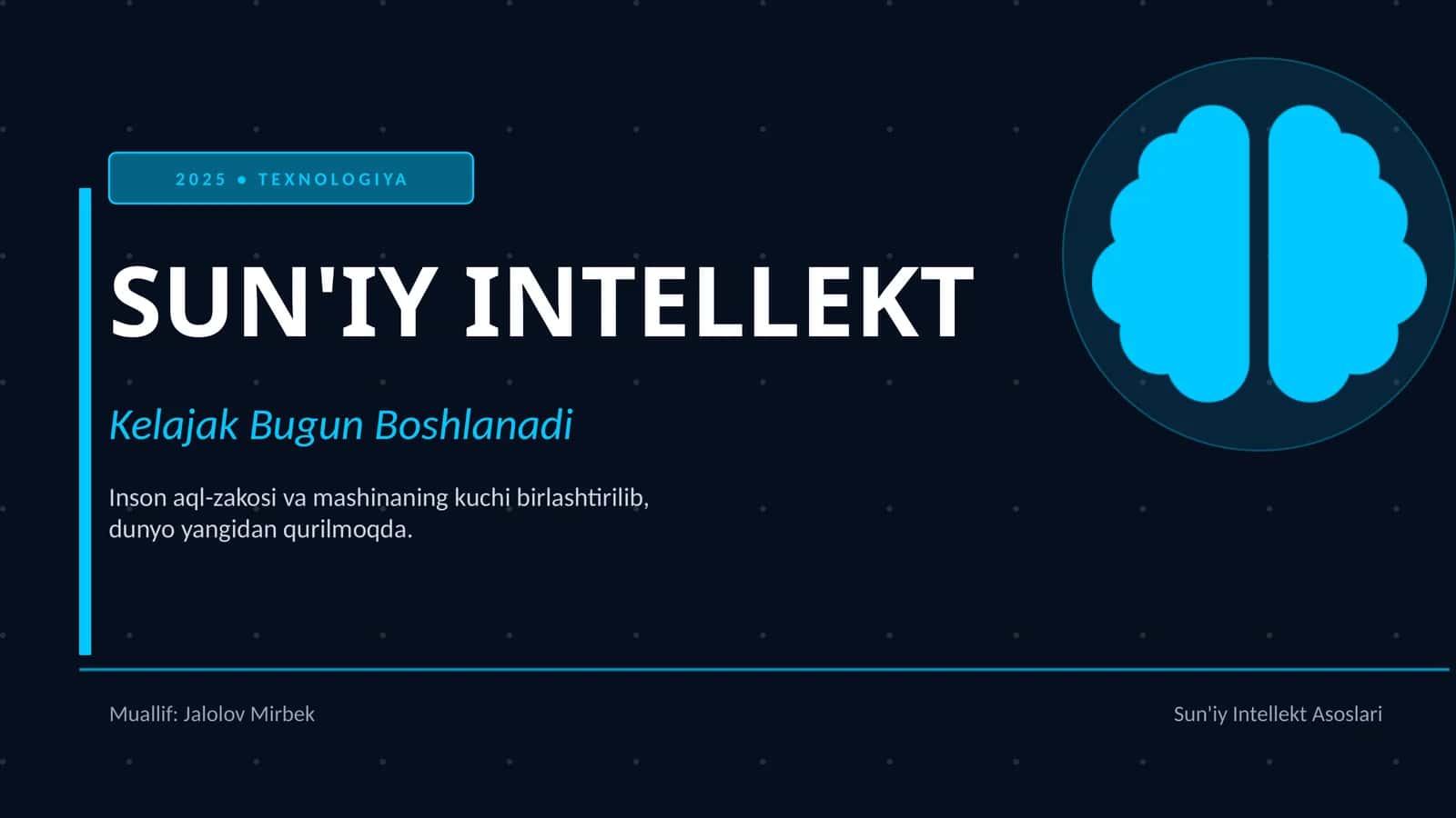 SUN'IY INTELLEKT 1