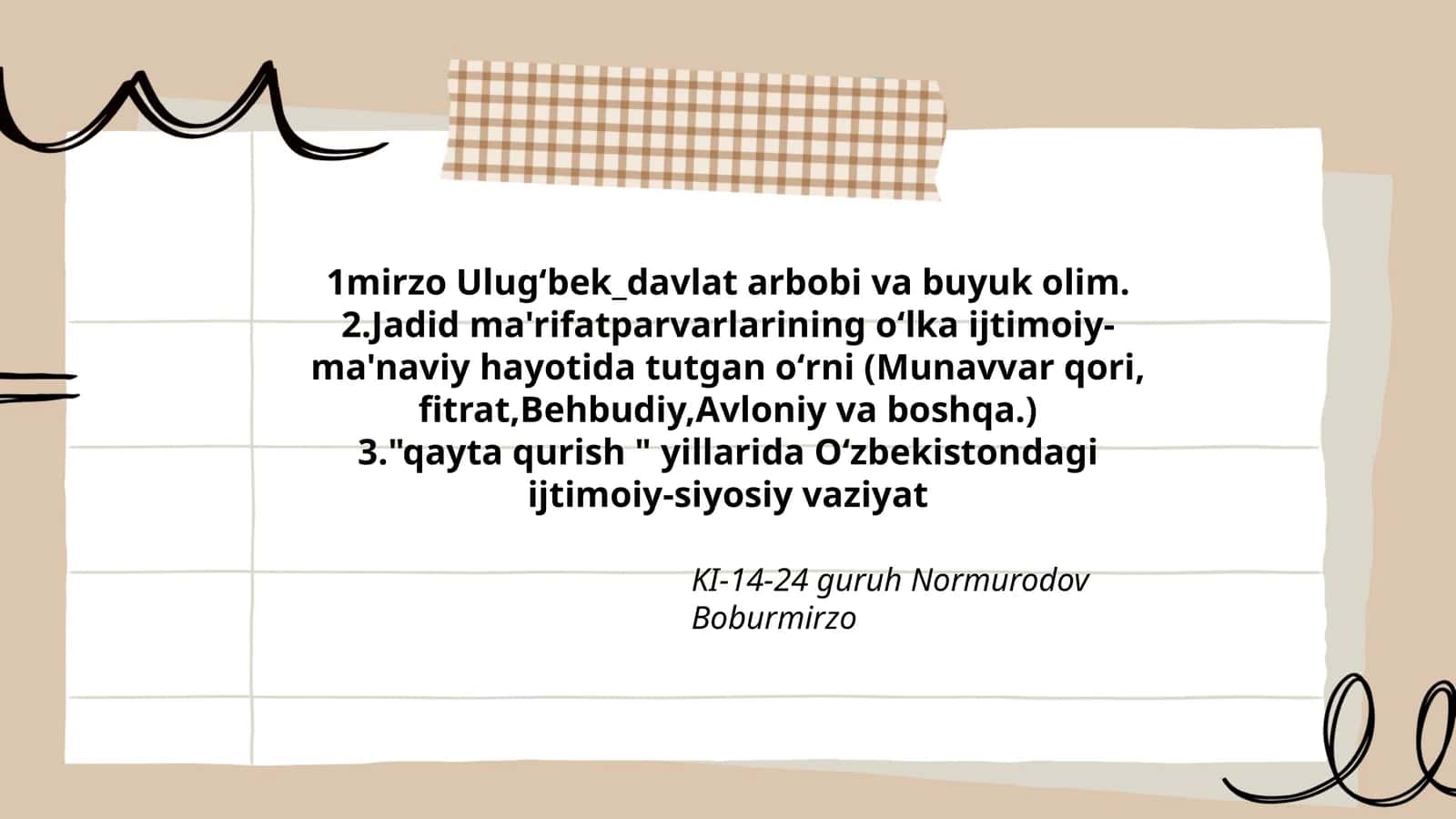 Jadid ma'rifatparvarlarining oʻlka ijtimoiy-ma'naviy hayotida tutgan oʻrni 1