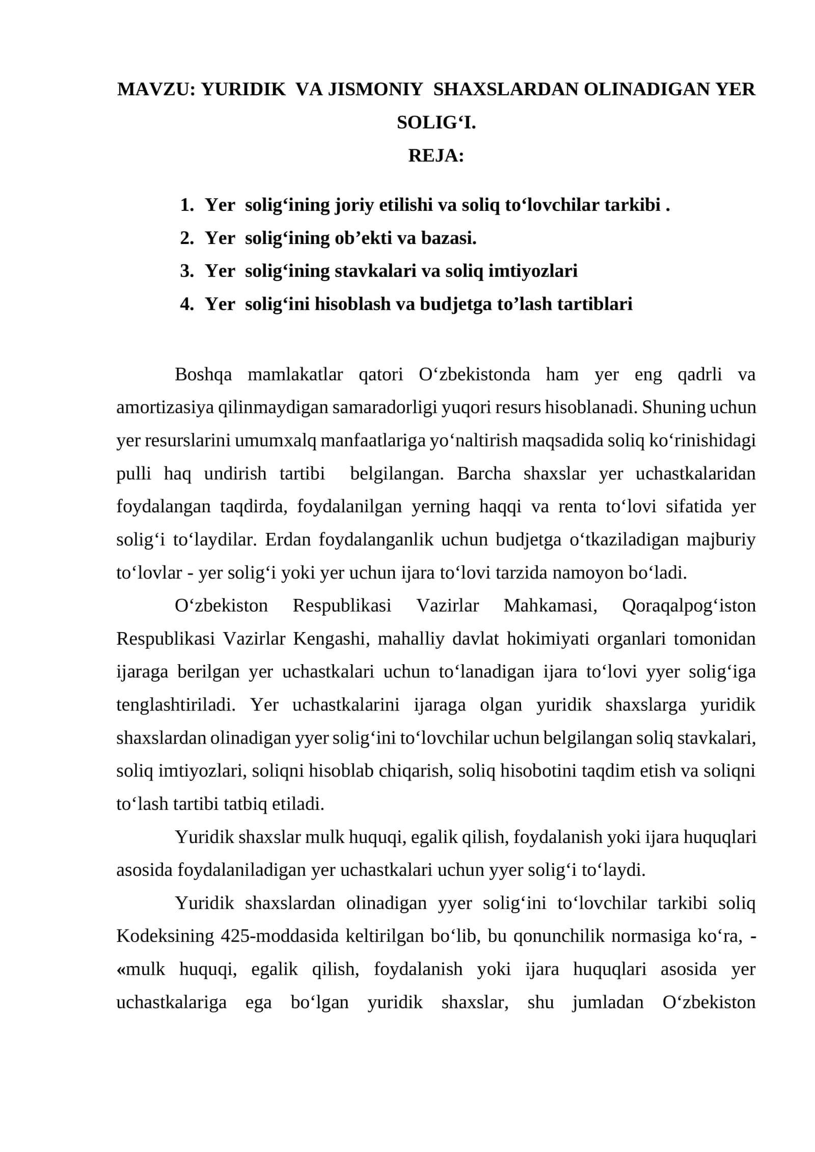 YER SOLƏGI 1