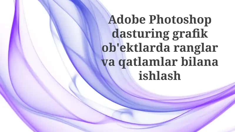 Adobe Photoshop 1