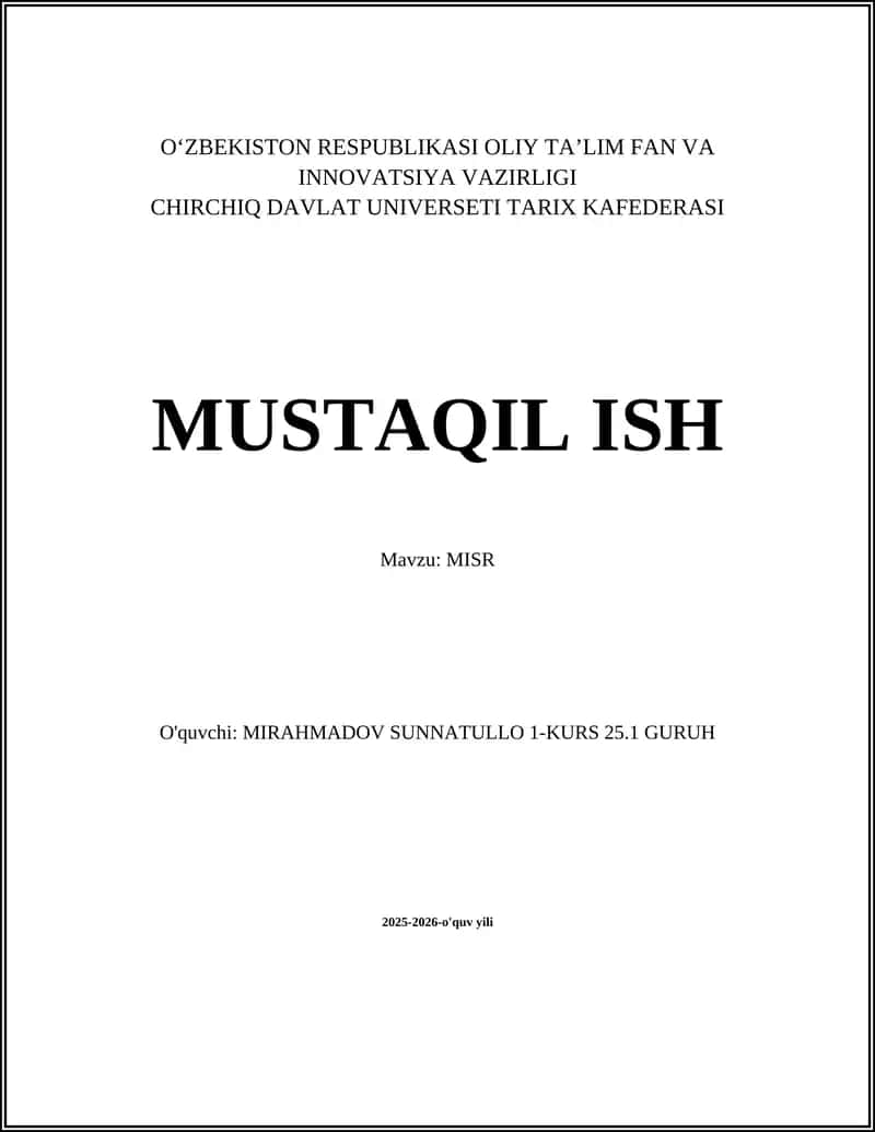 Misr 1