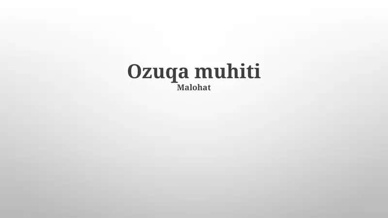 Iqlimshunoslik 1