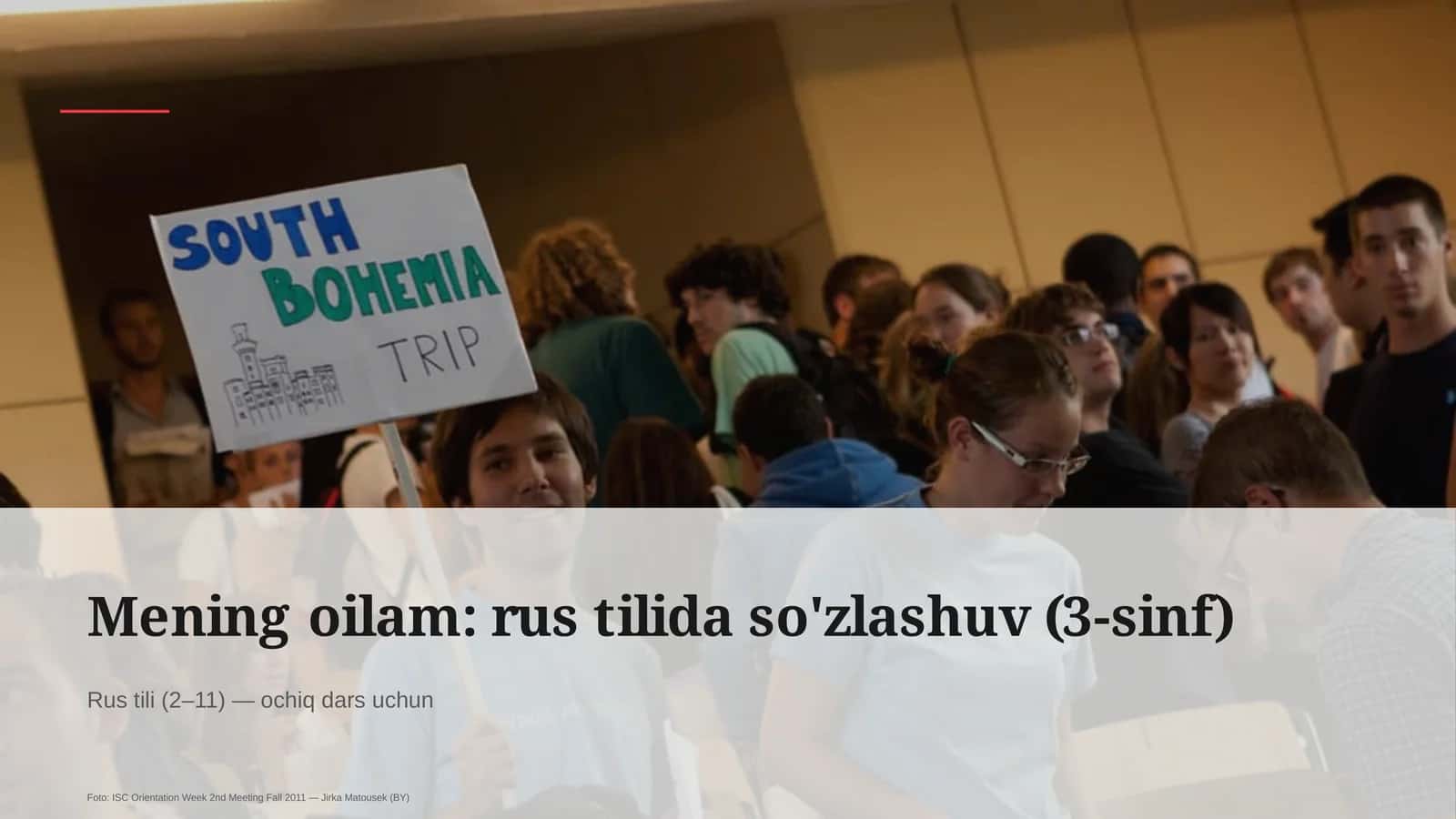 Mening oilam: rus tilida so'zlashuv (3-sinf) 1