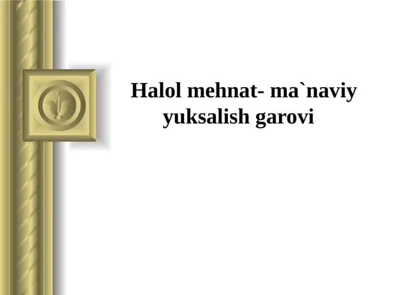 Halol mehnat-ma'nviyuk salishgarovi 1