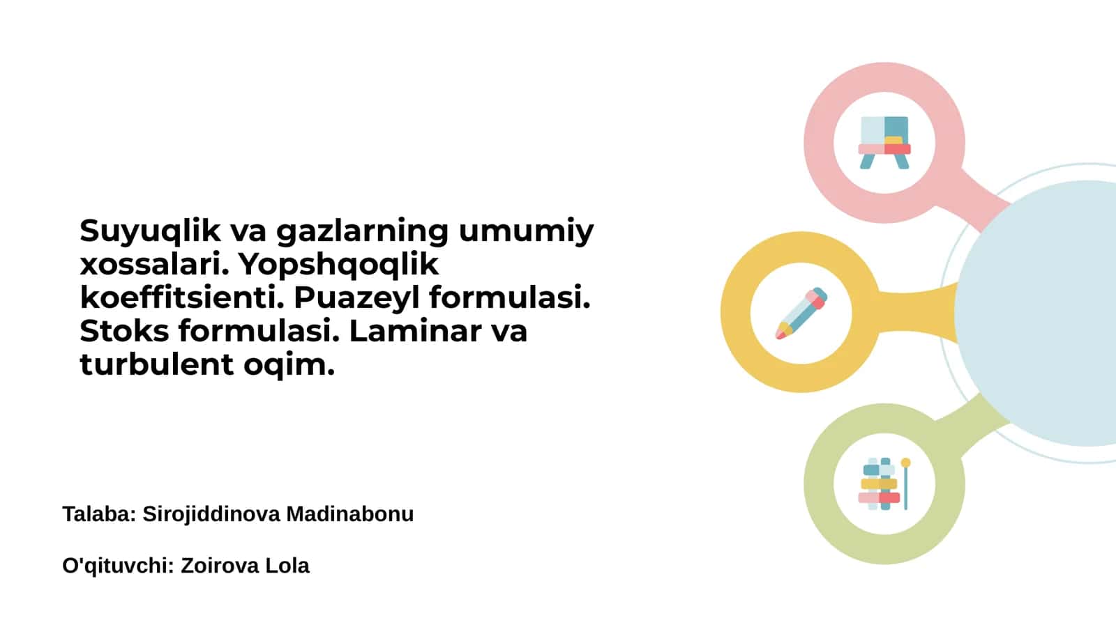 Suyuqlik va gazlarning umumiy xossalari 1