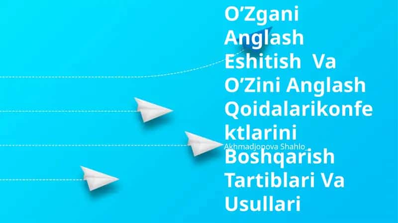 Faol tinglash qoidalari 1