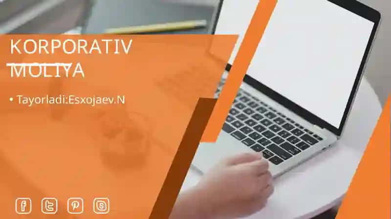 KORPORATIV MOLIYA