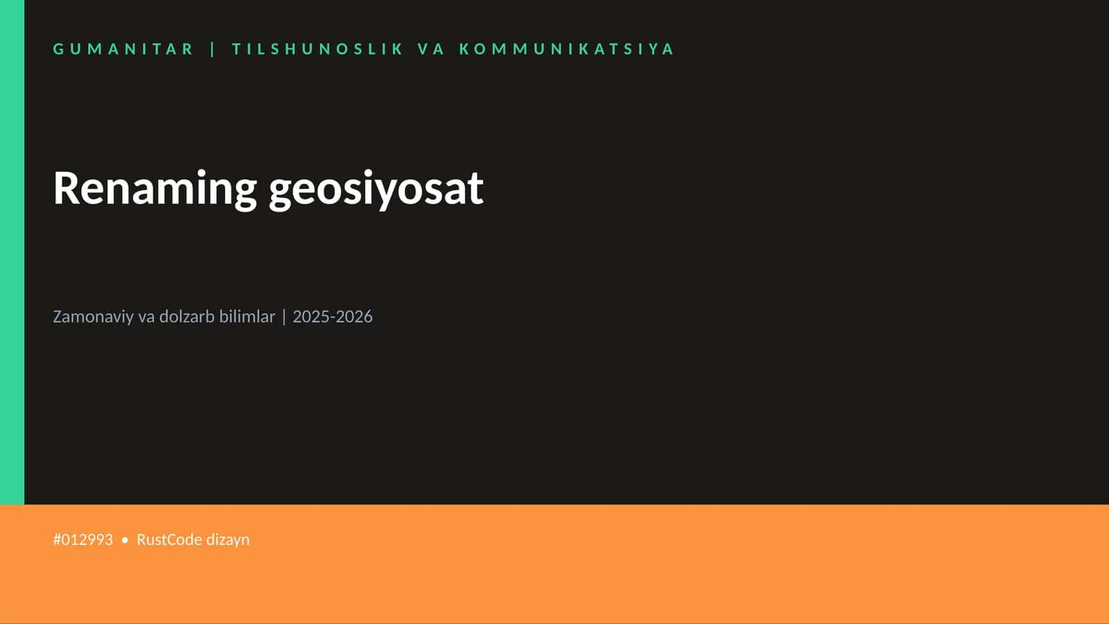 Renaming geosiyosat 1