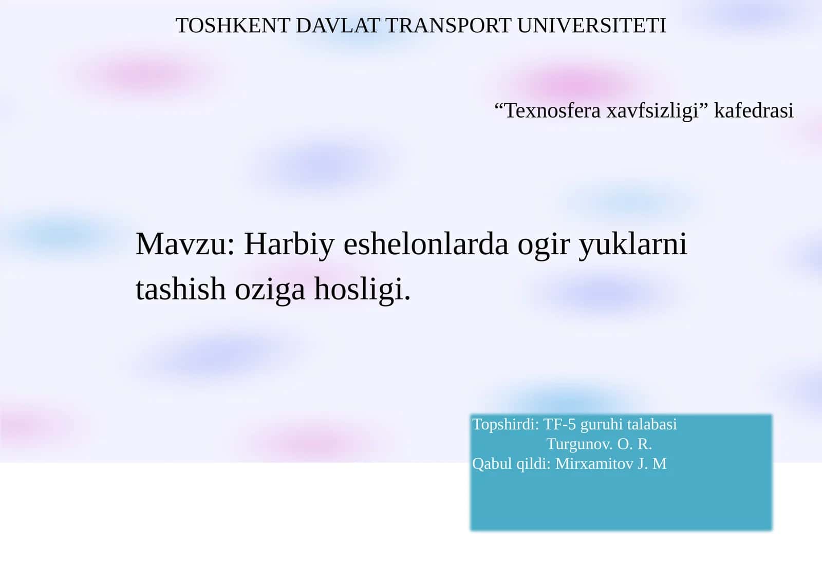 Harbiy eshelonlarda og'ir yuklarni tashish o'ziga hosligi 1