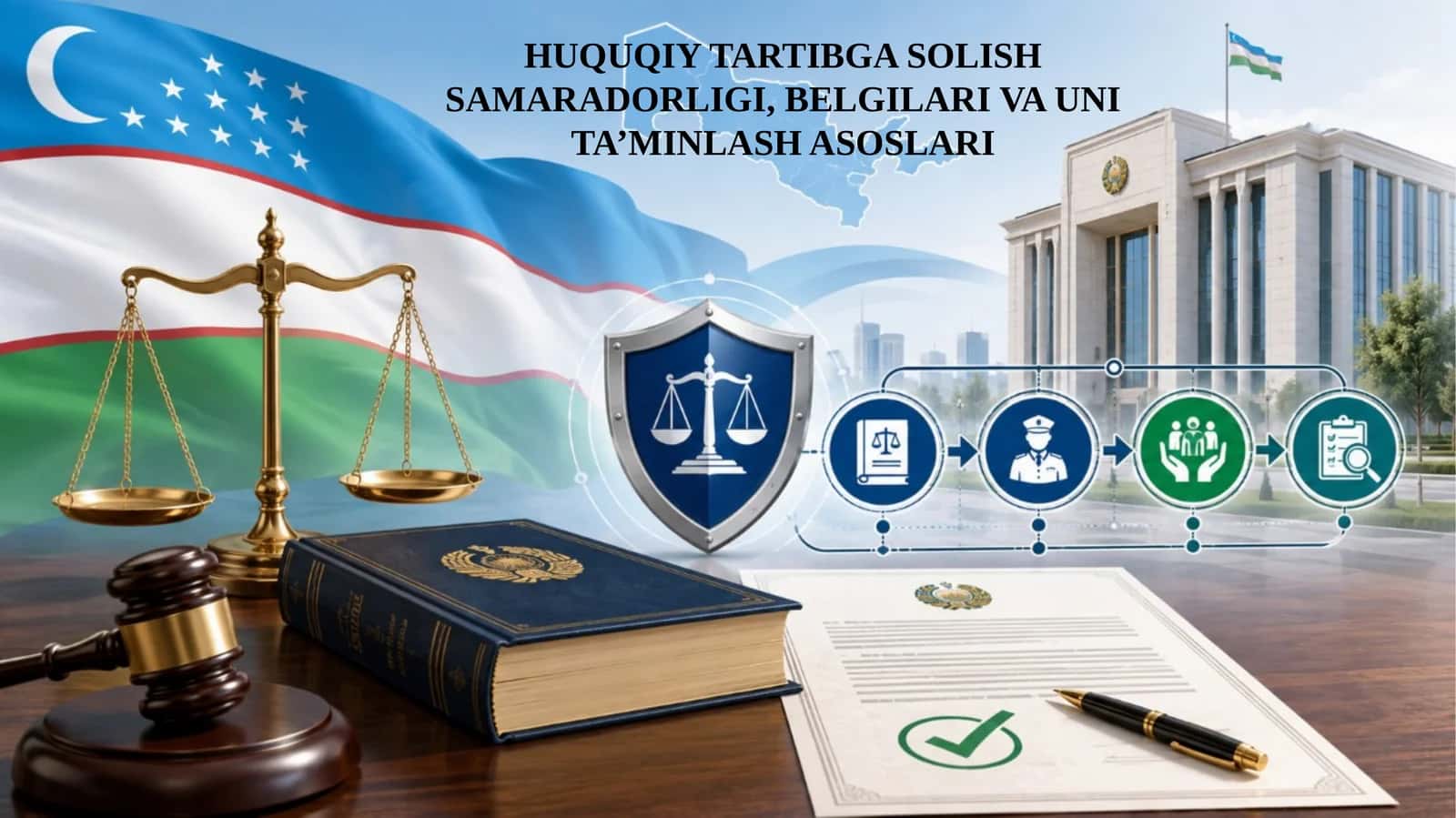 Huquqiy tartibga solish samaradorligi, belgilari va uni ta’minlash asoslari 1