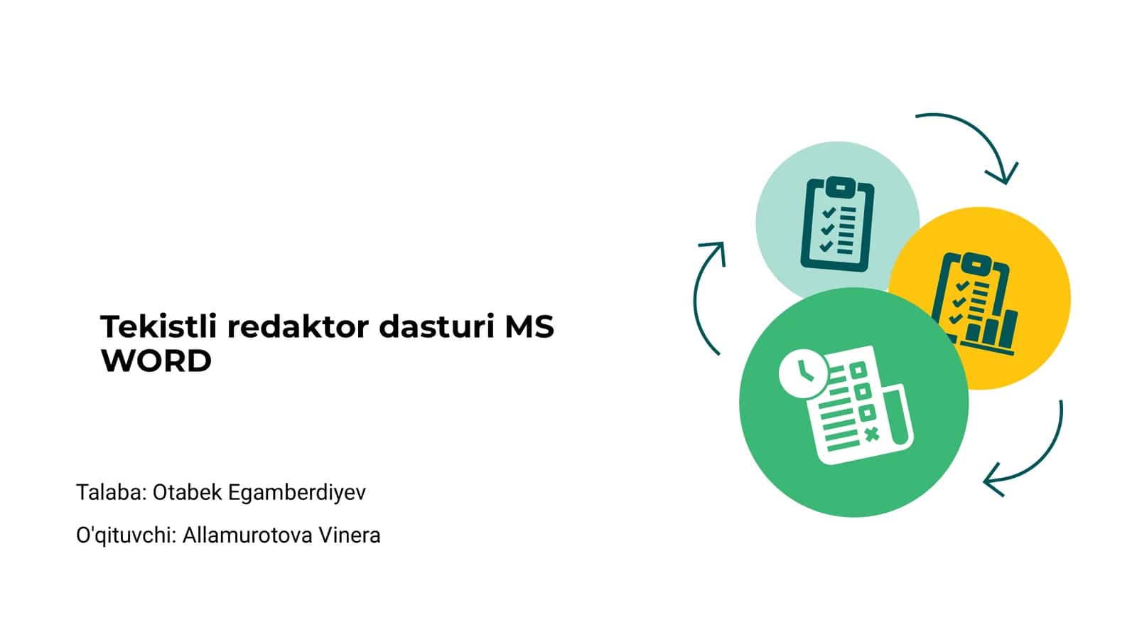 MS WORD dasturi 1