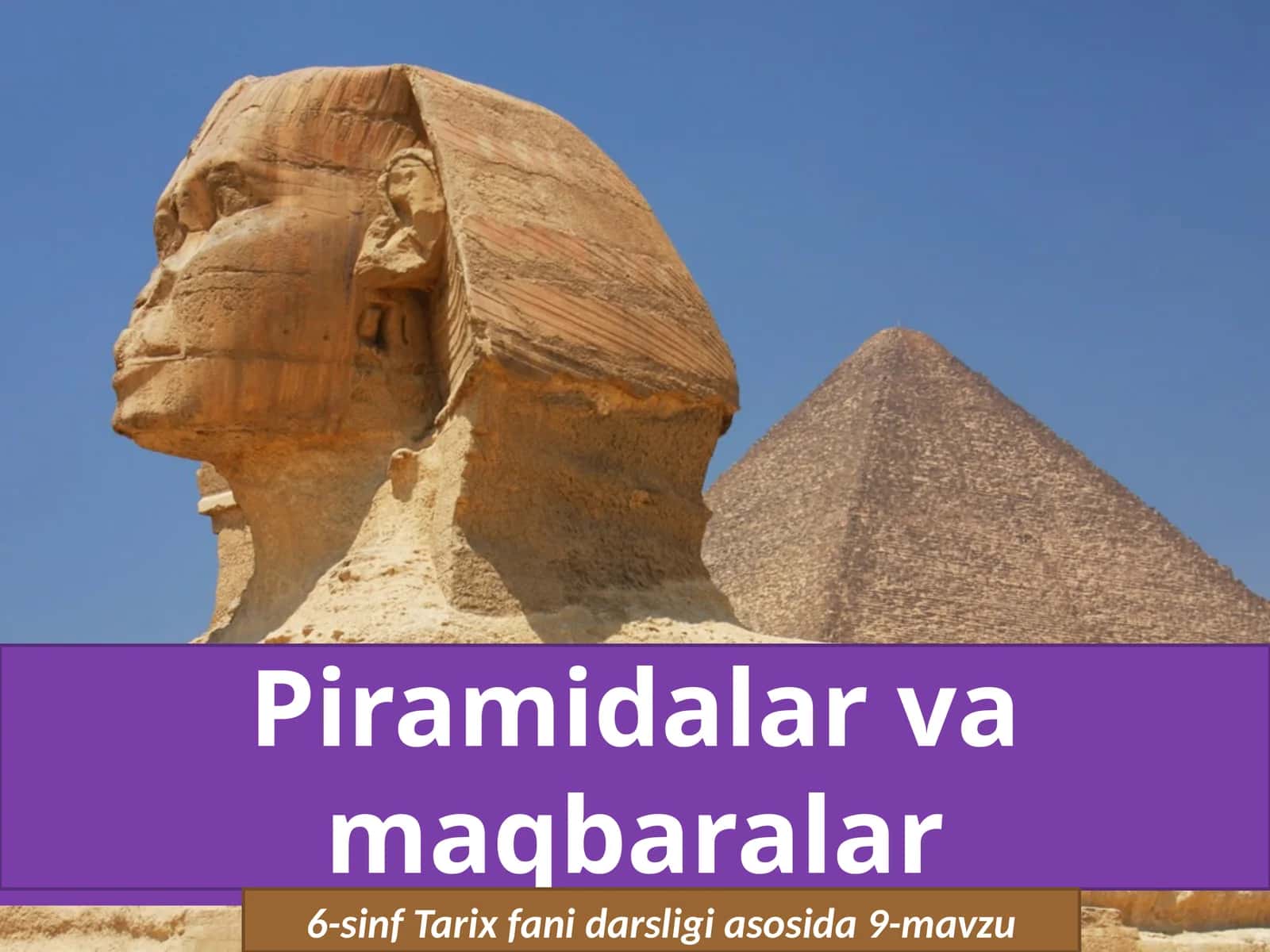 Piramidalar va maqbaralar 1