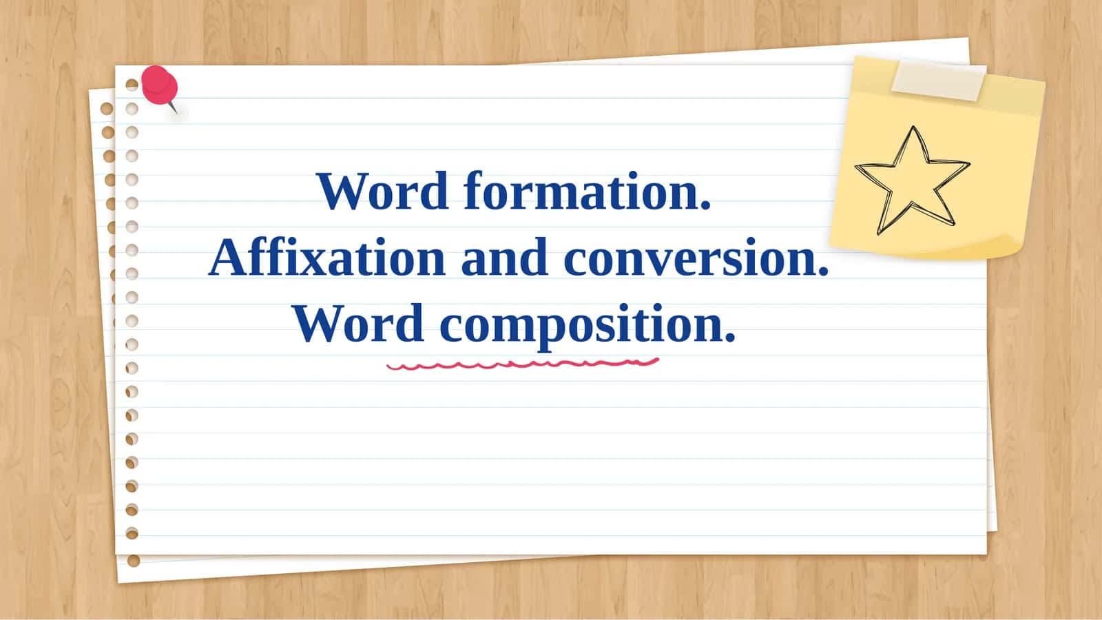 Word Formation.Affixation and conversion. Word composition 1