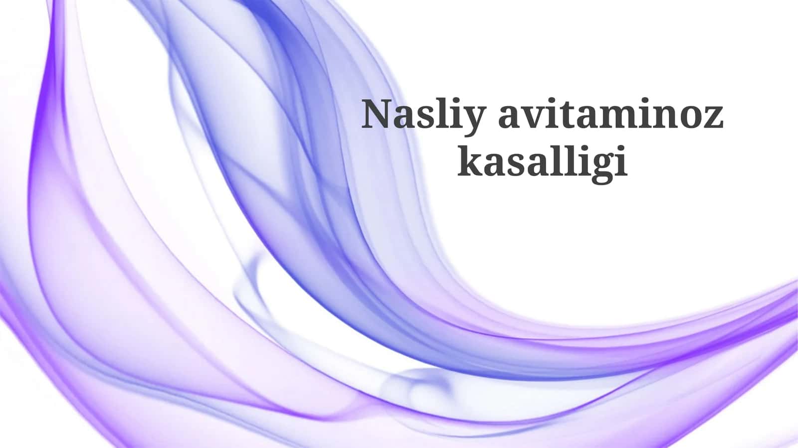 Avitaminosis 1