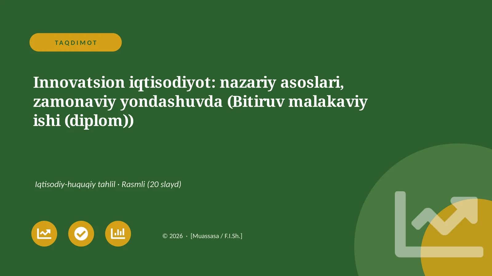 Innovatsion iqtisodiyot: nazariy asoslari, zamonaviy yondashuvda (Bitiruv malakaviy ishi (diplom)) 1