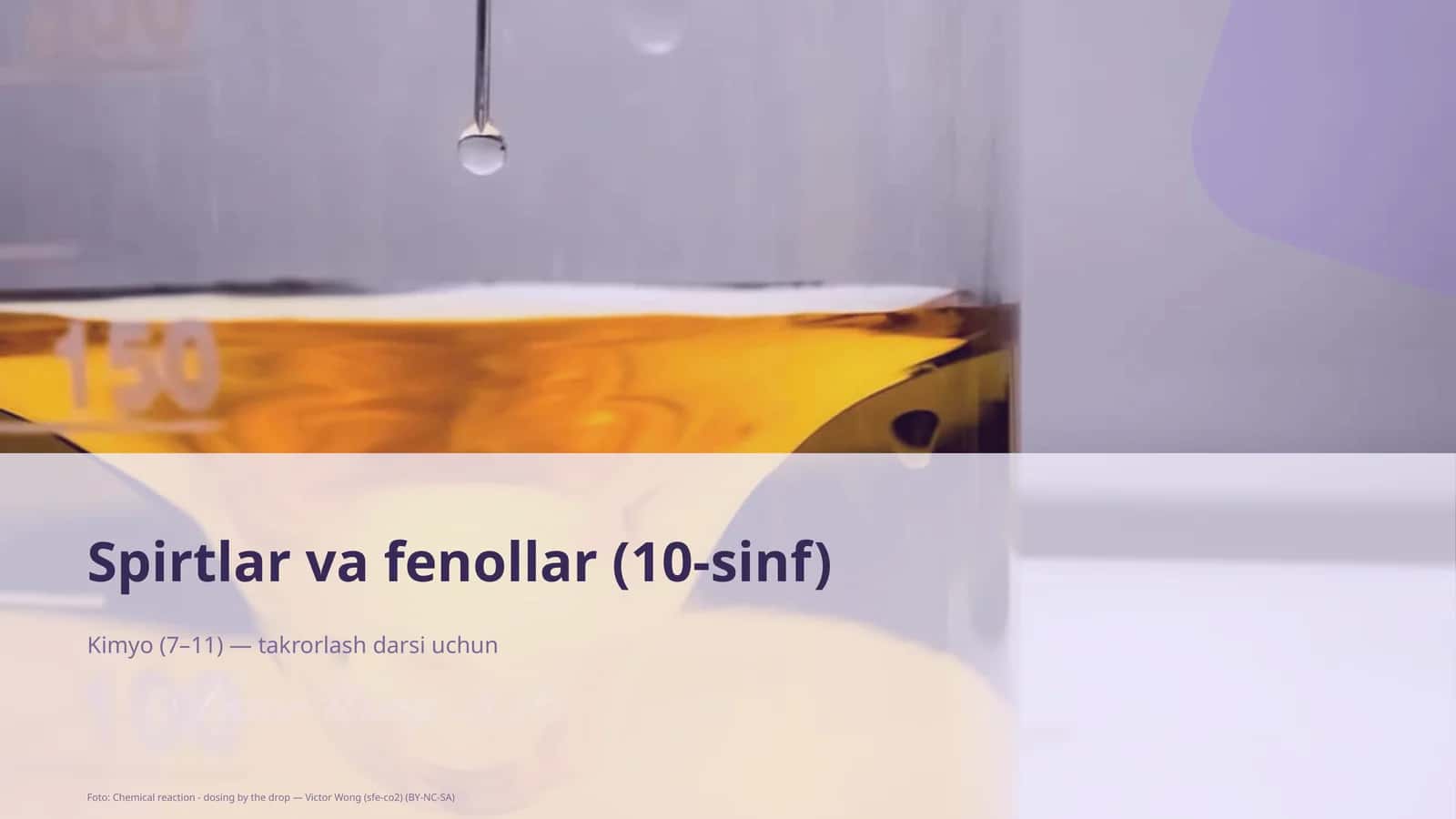 Spirtlar va fenollar (10-sinf) 1