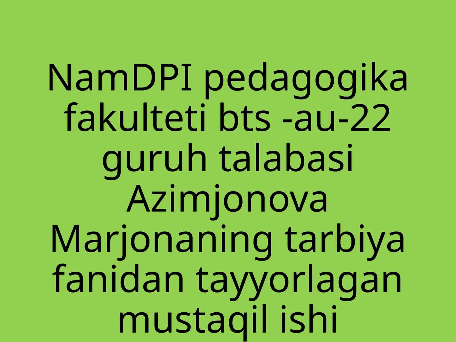 Umumiy o'rta ta'lim tizimida tarbiya jarayonini tashkil etishning o'zigaxosligi 1