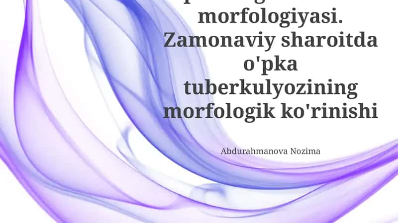 O'pkaning funksional morfologiyasi 1