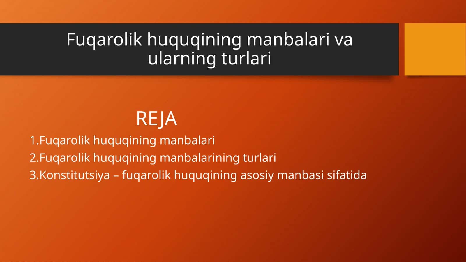 Manbalar va ularning turli xil manbalari 1