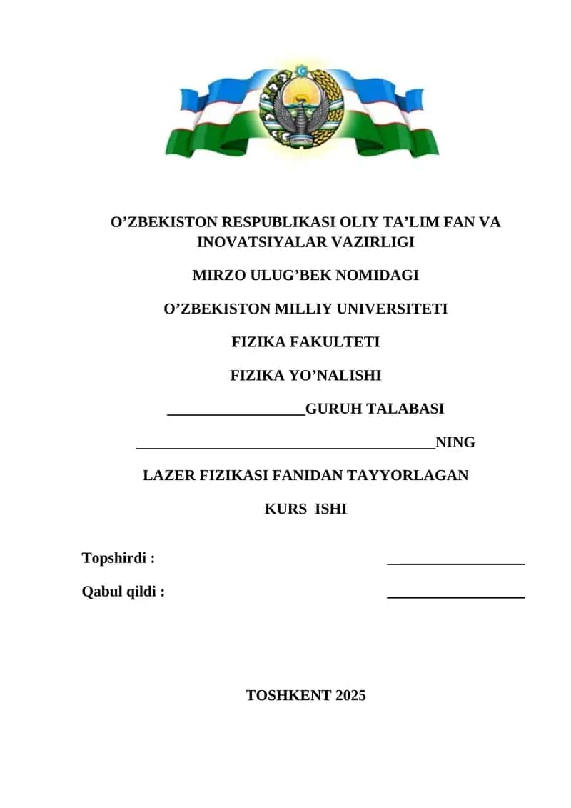 Lazer yordamida termoyadro reaksiyasini amalga oshirish 1