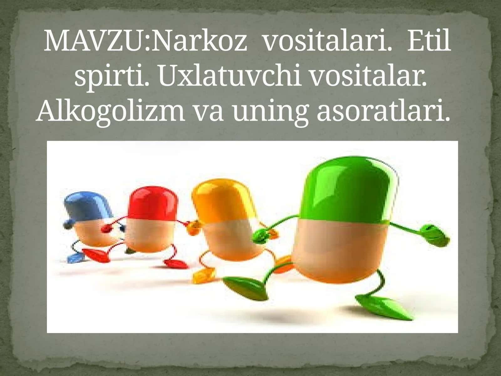 Narkoz vositalari 1