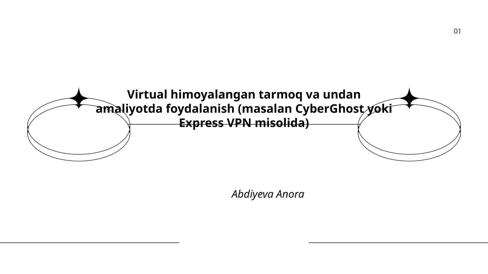 Virtual himoyalangan tarmoq va undan amaliyotda foydalanish 1