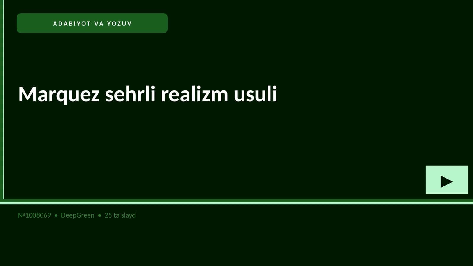 ADABIYOT VA YOZUV 1