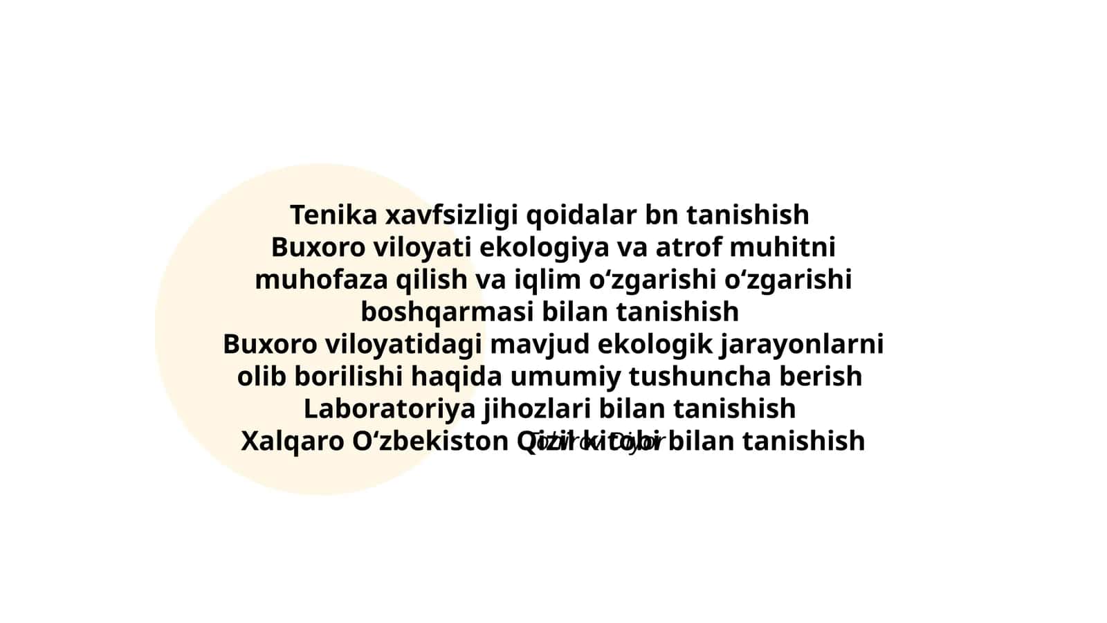 Tenika xavfsizligi qoidalar bn tanishish 1