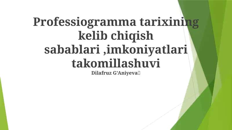 Kasbogrammalar 1