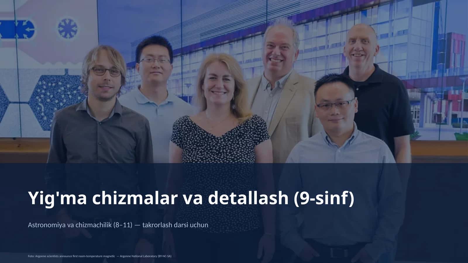 Yig'ma chizmalar va detallash (9-sinf) 1