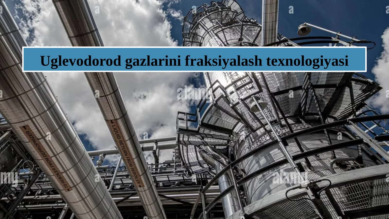 Uglevodorod gazlarini fraksiyalash texnologiyasi 1