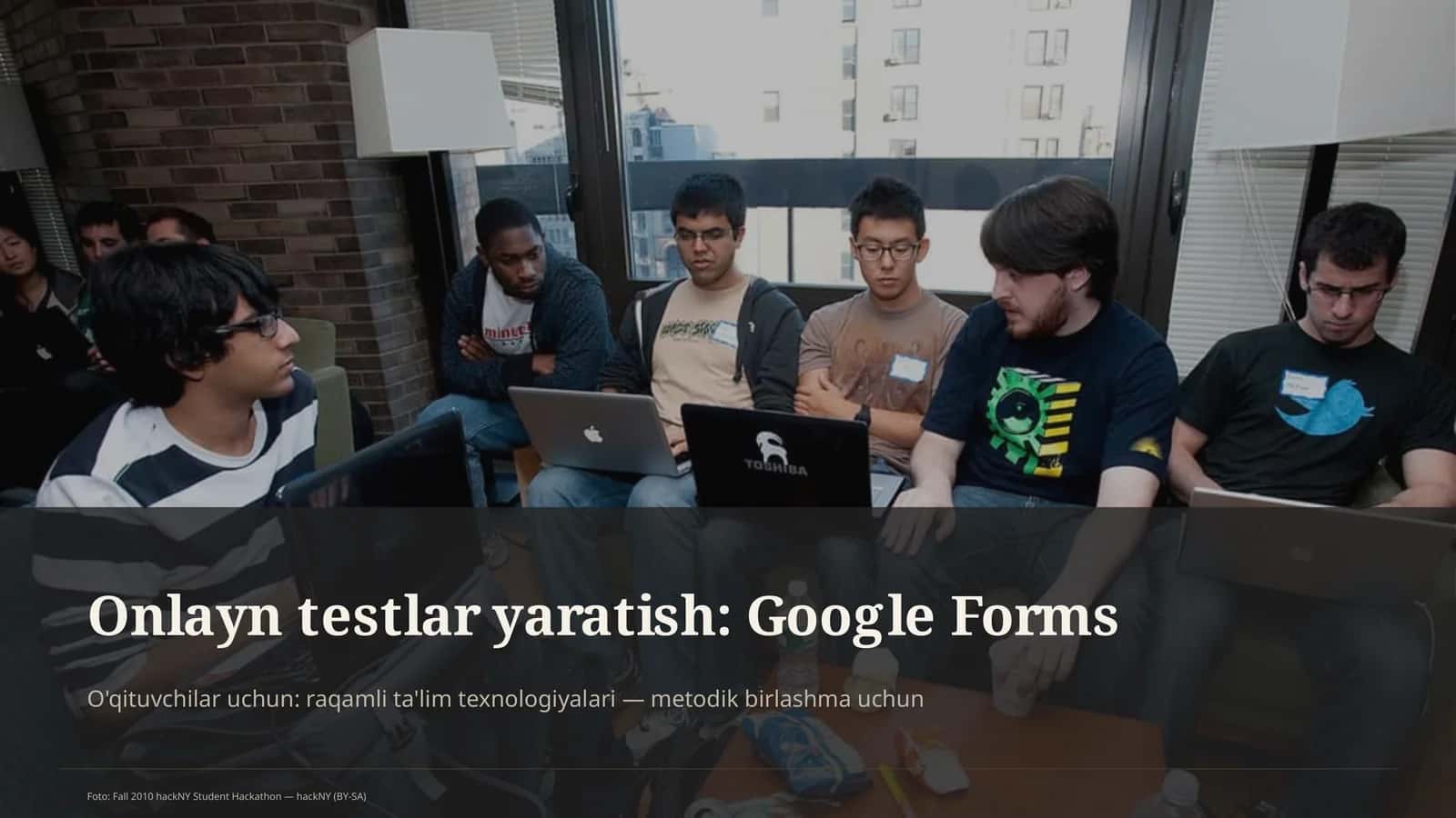 Onlayn testlar yaratish: Google Forms 1