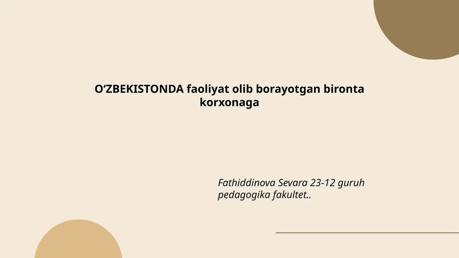 Korxonaning tarixiy rivojlanishi 1