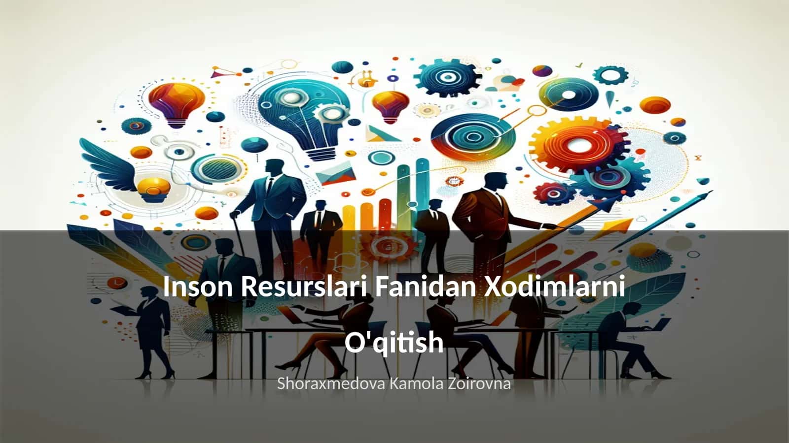 Inson Resurslari Fanidan Xodimlarni O'qitish 1