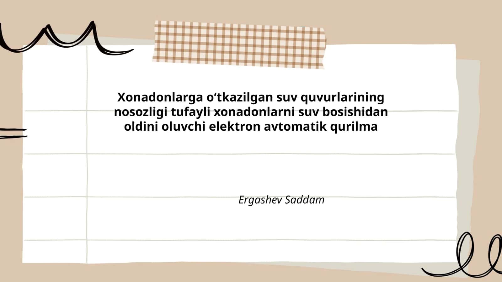 Elektron avtomatik qurilma 1