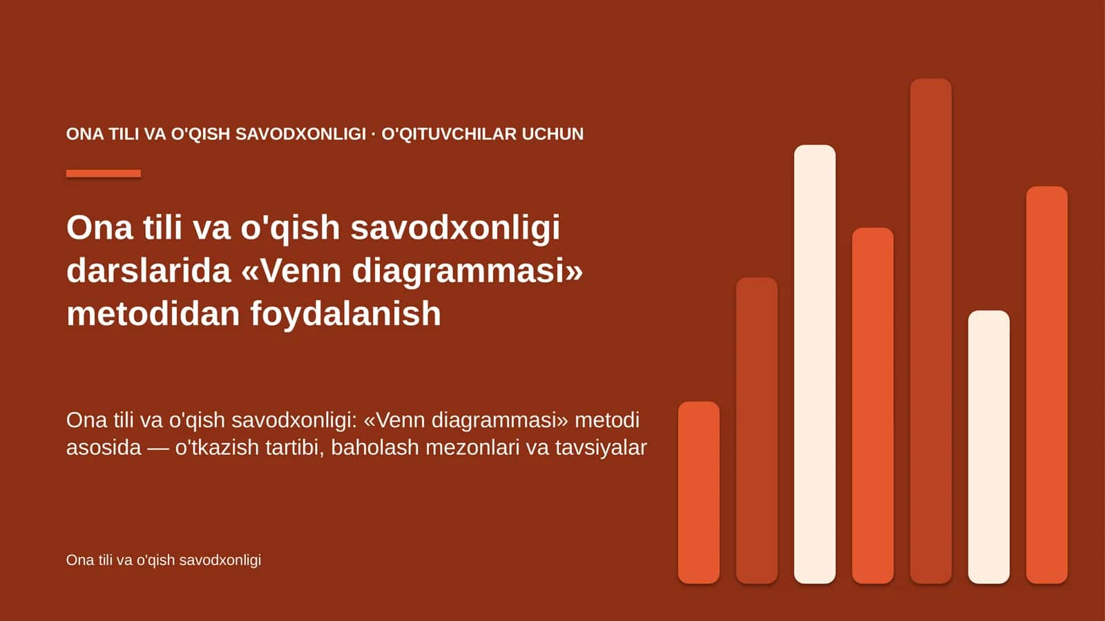 ona tili va o'qish savodxonligi darslarida venn diagrammasi metodidan foydalanish 7162 1